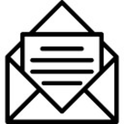 Open envelope with letter 318 100329